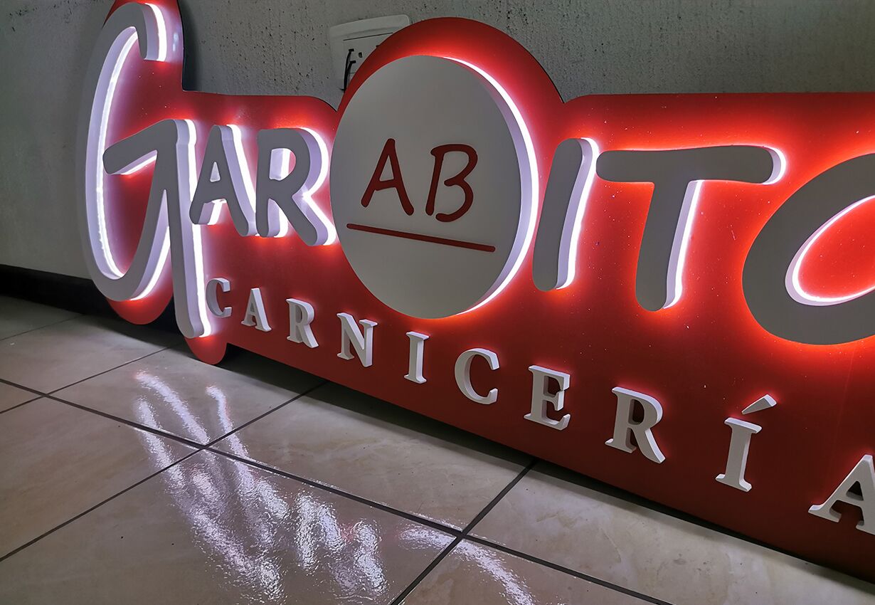 Letras Corpóreas Detalle de fabricación