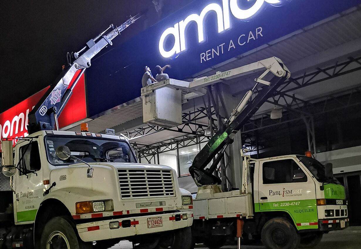 Servicio de Grúa Proyecto instalado